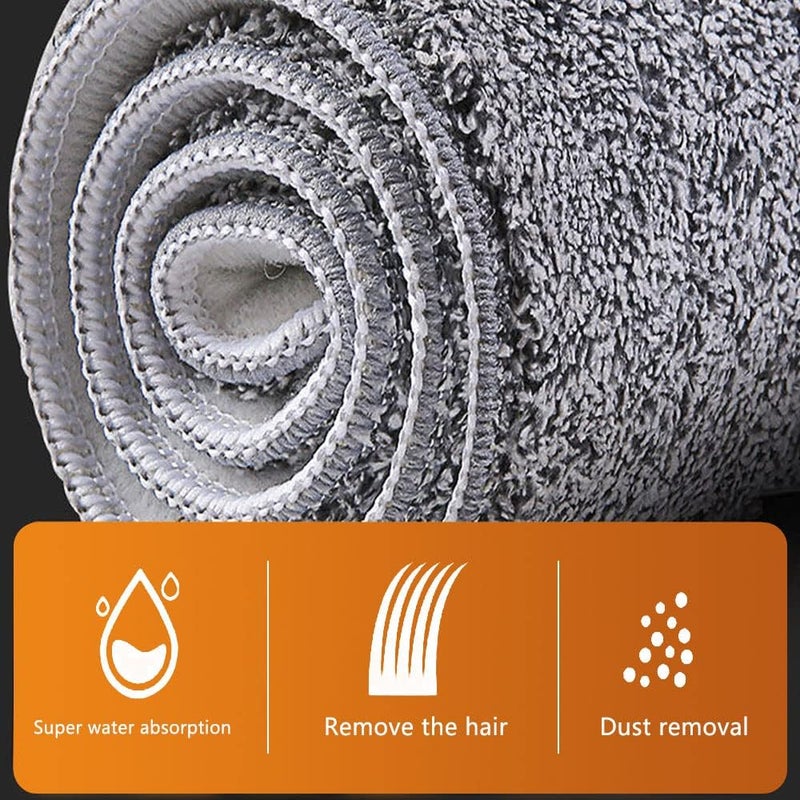 SUNKI Microfiber Mop Pads 32-inch Replacement 6 Pack Reusable Wet & Dry Refill as Well as 36-inch Wet-use mops. - Image 2